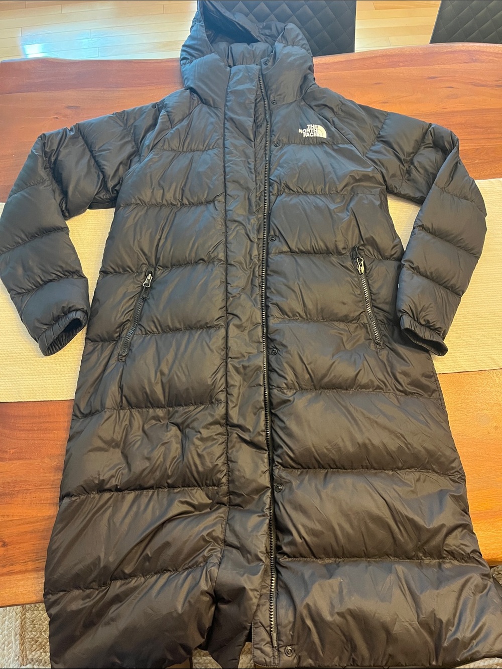 The North Face Women’s Down-filled Black Puffer Coat size S